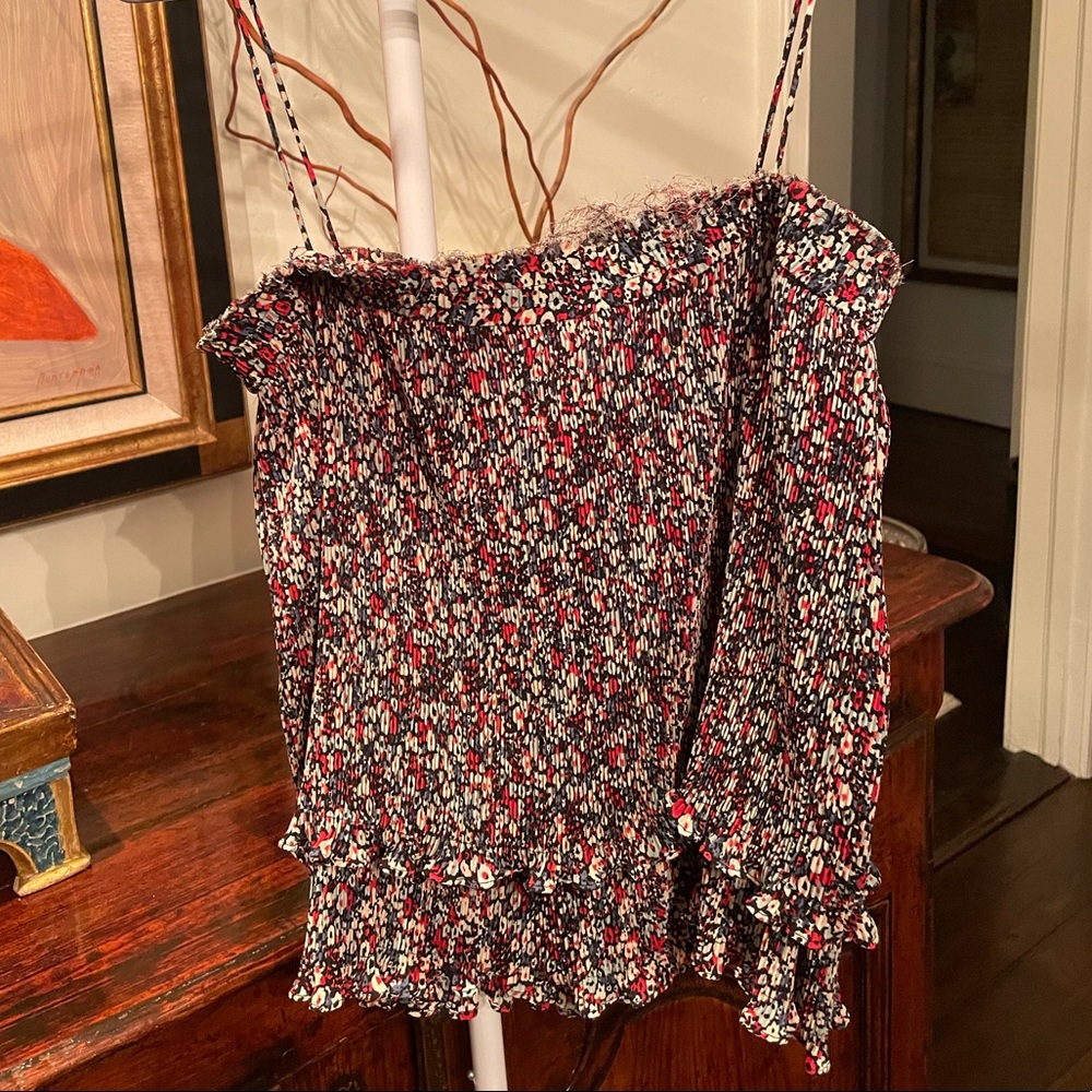 EUC Derek Lam 10 Crosby size 6 floral blouse